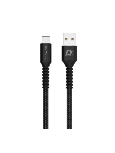 Кабел от Type-C (м) към USB A(м), 1m, Black