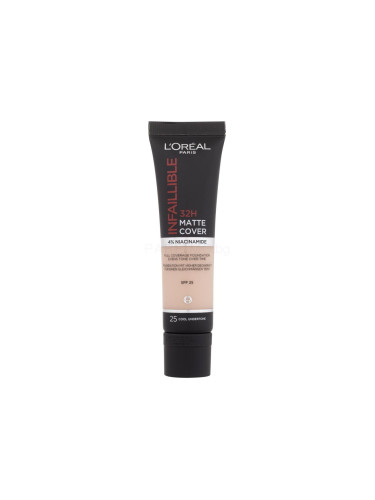 L'Oréal Paris Infaillible 32H Matte Cover SPF25 Фон дьо тен за жени 30 ml Нюанс 25 Cool