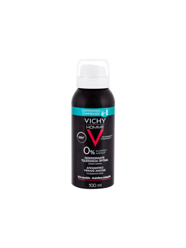 Vichy Homme Optimal Tolerance 48H Дезодорант за мъже 100 ml