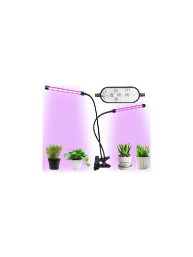 LED Димируема настолна лампа с щипка за отглеждане на растения LED/8W/5V