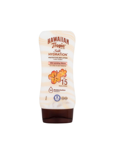 Hawaiian Tropic Silk Hydration Protective Sun Lotion SPF15 Слънцезащитна козметика за тяло 180 ml