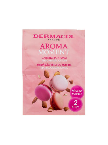 Dermacol Aroma Moment Almond Macaroon Пяна за вана 2x15 ml