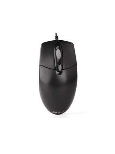 Мишка A4Tech OP-720, оптична (1000 dpi), USB, 3 бутона, черна