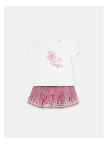 Mayoral Комплект тишърт и поличка 1933 Син Regular Fit