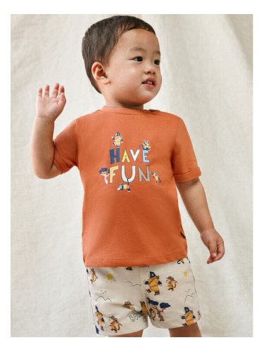 Mayoral Комплект тишърт и панталонки 1653 Цветен Regular Fit