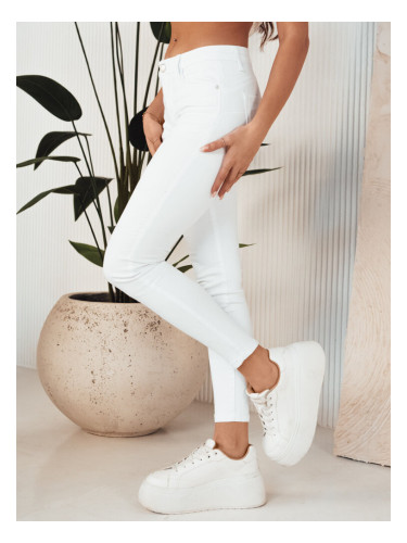 Spodnie damskie jeansowe ALGATE białe Dstreet