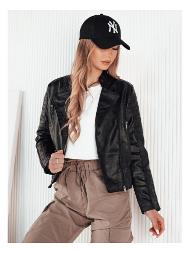 Kurtka skórzana damska BAILO czarna Dstreet