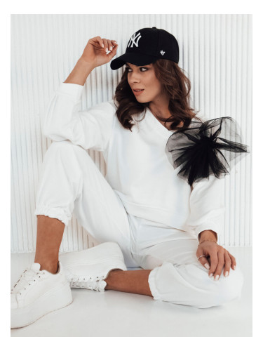 Bluza damska w serek FILAN ecru Dstreet