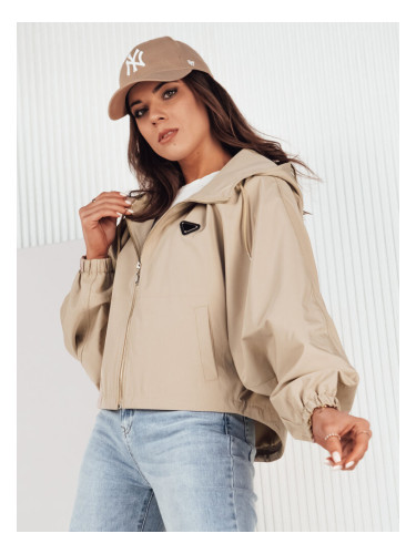 Kurtka damska oversize CATRAL ciemnobeżowa Dstreet
