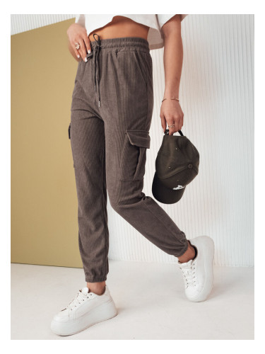 Spodnie damskie dresowe FLAYON szare Dstreet