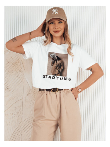 T-shirt damski CARSTI biały Dstreet