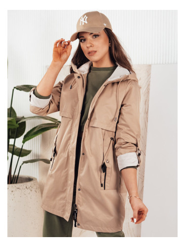 Kurtka parka damska MEROY beżowa Dstreet