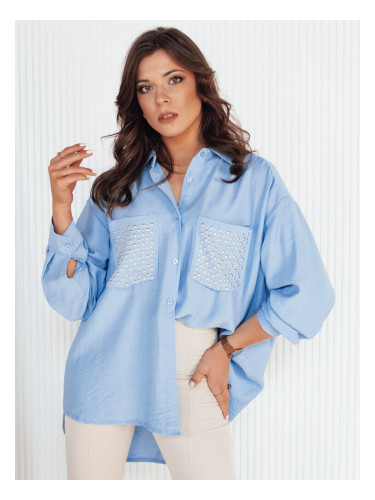Koszula damska CELTIS błękitna Dstreet