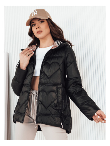 Kurtka pikowana damska OLMO czarna Dstreet