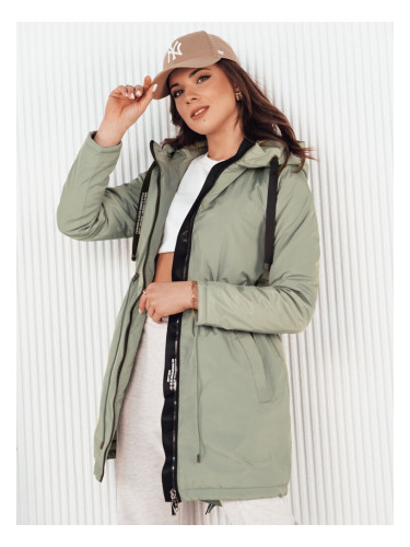 Kurtka damska parka VERCHA zielona Dstreet