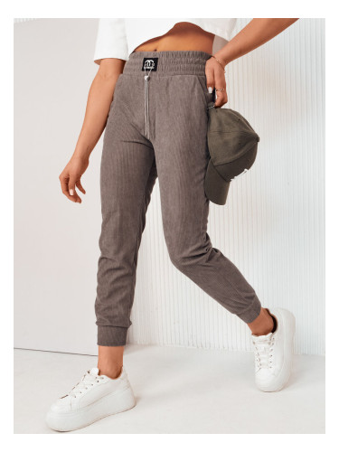 Spodnie damskie dresowe DERCY szare Dstreet