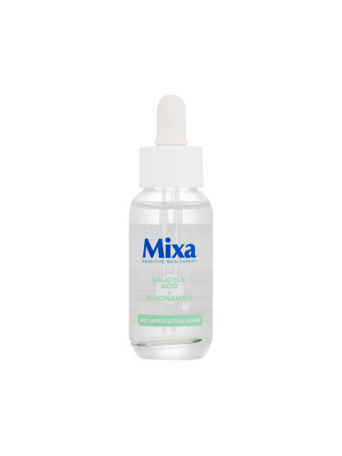 Mixa Salicylic Acid + Niacinamide Anti-Imperfection Serum Серум за лице за жени 30 ml увредена кутия