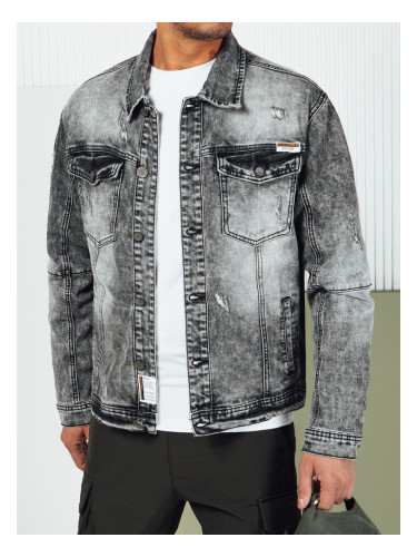 Kurtka męska jeansowa czarna Dstreet