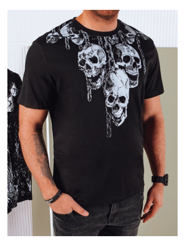 Men's T-shirt with black Dstreet print