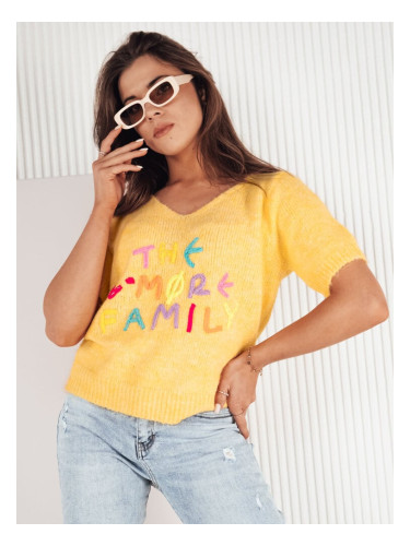 FATEL women's sweater yellow Dstreet