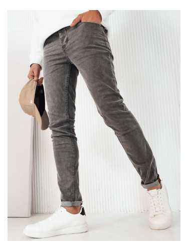 Spodnie męskie jeansowe ciemnoszare Dstreet