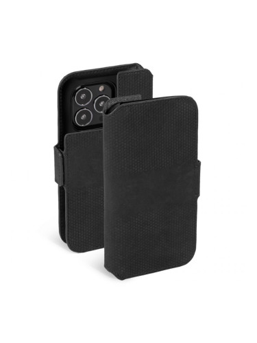 Калъф Krusell Leather Phone Wallet за Iphone 14 Pro Max  - Черен