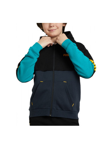 PUMA Power Colorblock Full-Zip Hooded Jacket Black/Multi