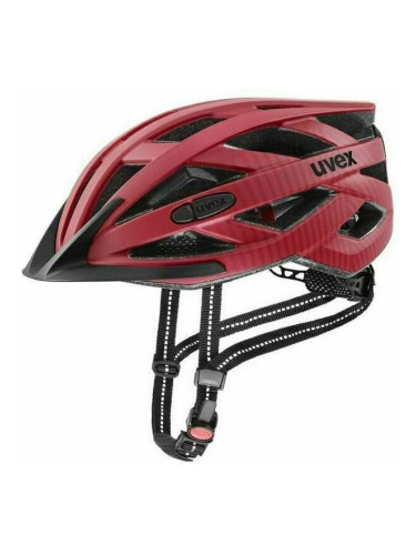 UVEX City I-VO Ruby Red Matt 56-60 Каска за велосипед