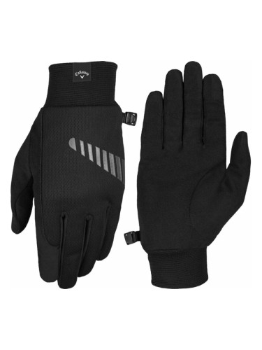Callaway Thermal Grip Mens Golf Gloves Pair Black M/L