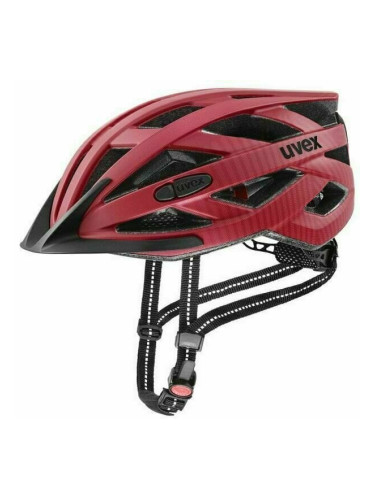 UVEX City I-VO Ruby Red Matt 52-57 Каска за велосипед