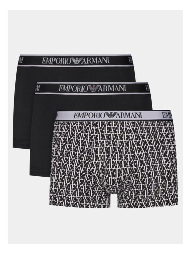 Emporio Armani Underwear Комплект 3 чифта боксерки 112130 4R717 35421 Черен