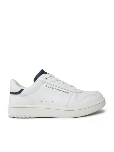 Tommy Hilfiger Сникърси Low Cut Lace-Up Sneaker T3X9-33349-1355 S Бял