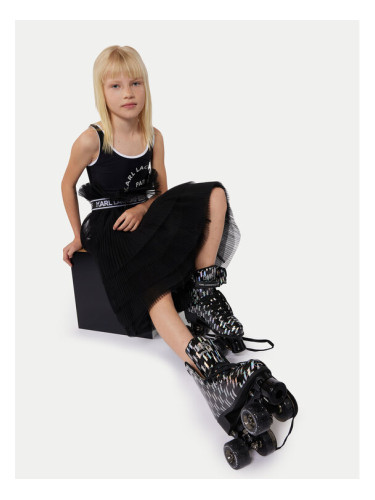 Karl Lagerfeld Kids Пола Z30093 D Черен Regular Fit