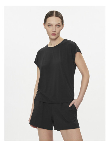Calvin Klein Underwear Тениска на пижама 000QS7157E Черен Relaxed Fit