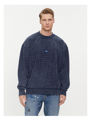 Hugo Суитшърт Nenry 50510545 Тъмносин Relaxed Fit