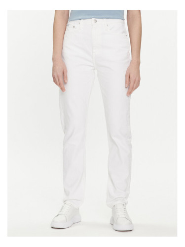 Calvin Klein Jeans Дънки Authentic J20J222741 Бял Slim Fit