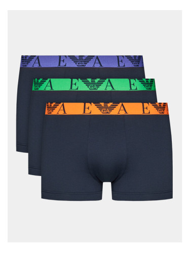 Emporio Armani Underwear Комплект 3 чифта боксерки 111357 4R715 70435 Тъмносин