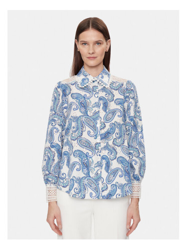 Nissa Риза C14909 Син Regular Fit