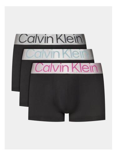Calvin Klein Underwear Комплект 3 чифта боксерки 000NB3074A Черен