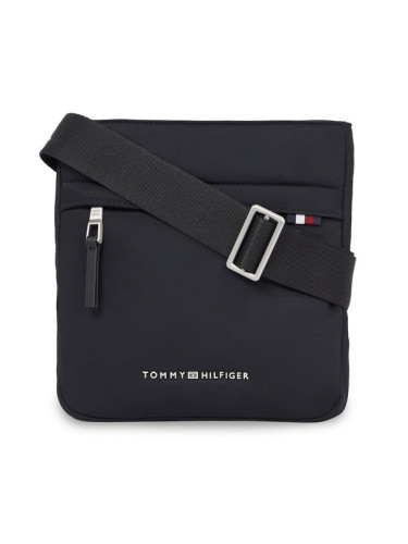 Tommy Hilfiger Мъжка чантичка Th Signature Mini Crossover AM0AM12216 Черен