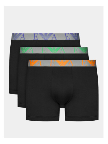 Emporio Armani Underwear Комплект 3 чифта боксерки 111473 4R715 29821 Черен
