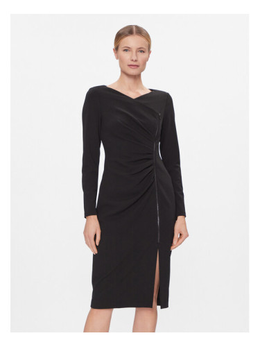 DKNY Коктейлна рокля DD3J1493 Черен Regular Fit