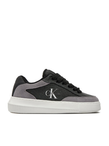 Calvin Klein Jeans Сникърси Chunky Cupsole Lace Skater Btw YW0YW01452 Черен