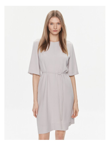 Calvin Klein Ежедневна рокля K20K206375 Сив Regular Fit