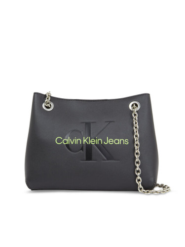 Calvin Klein Jeans Дамска чанта Sculpted Shoulder Bag24 Mono K60K607831 Черен