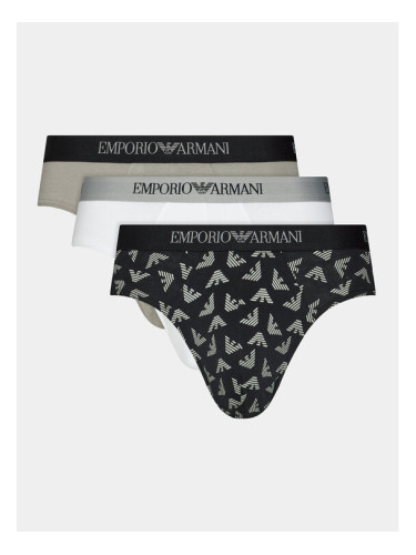 Emporio Armani Underwear Комплект 3 чифта слипове 111624 4R722 18111 Цветен