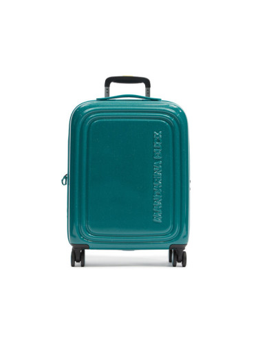 Mandarina Duck Самолетен куфар за ръчен багаж Logoduck + Glitter P10GXV24A32 Електриков