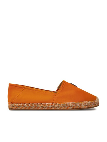 Tommy Hilfiger Еспадрили Th Satin Flat Espadrille FW0FW07881 Оранжев