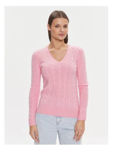 Polo Ralph Lauren Пуловер 211910422015 Розов Regular Fit