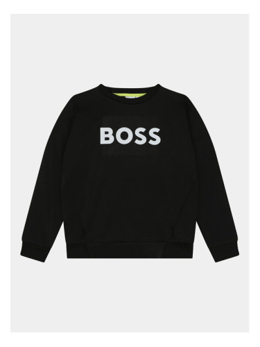 Boss Суитшърт J50767 S Черен Loose Fit